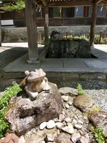 飛騨一宮水無神社の手水舎