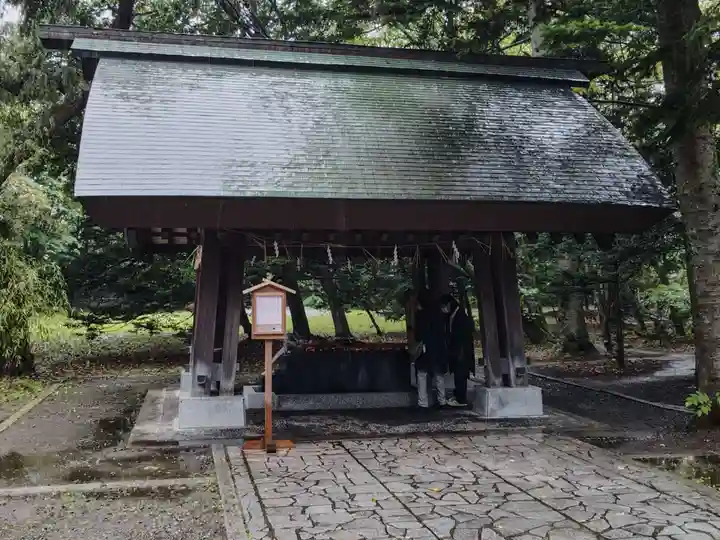帯廣神社の手水舎