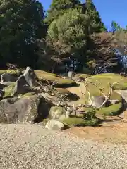 大麻山神社の庭園