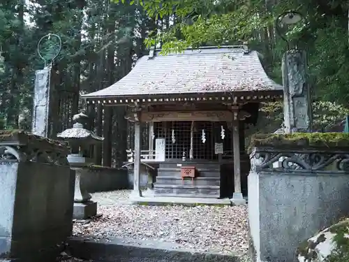 甲斐駒ヶ岳神社の末社