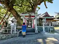津田八幡神社の鳥居