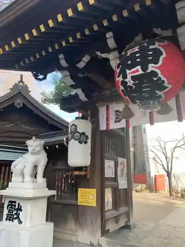 櫛田神社の山門