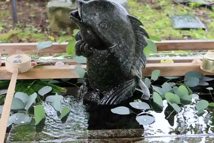 神炊館神社 ⁂奥州須賀川総鎮守⁂の手水舎