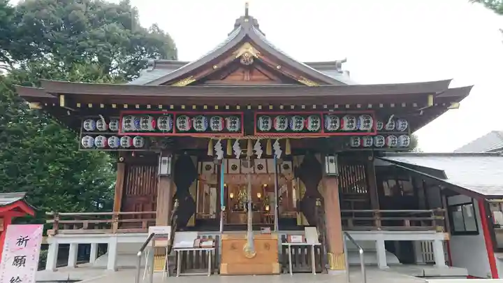 中野沼袋氷川神社の本殿・本堂