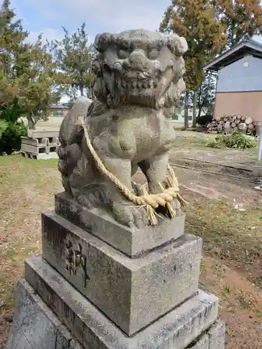 加積郷神社の狛犬