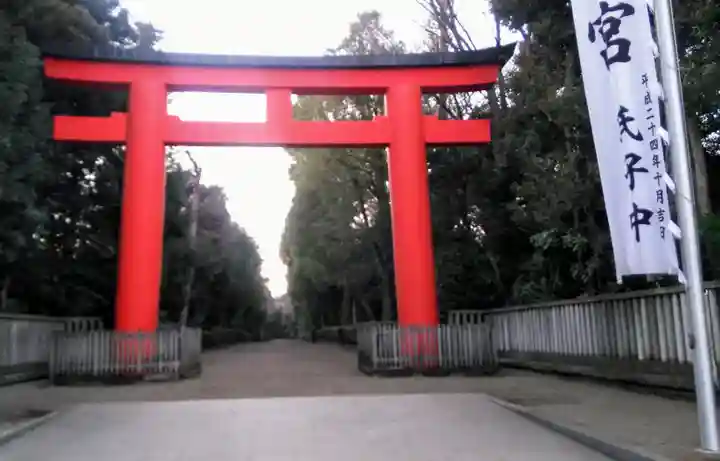 井草八幡宮の鳥居