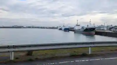 五色濱神社の景色