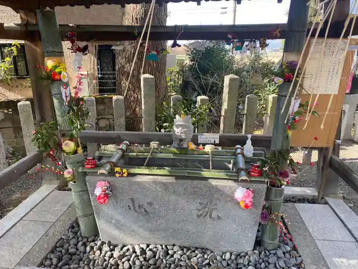 玉田神社の手水舎