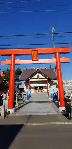 新川皇大神社の鳥居