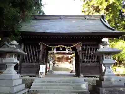 河口浅間神社の山門・神門