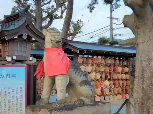 綱敷天満宮の狛犬