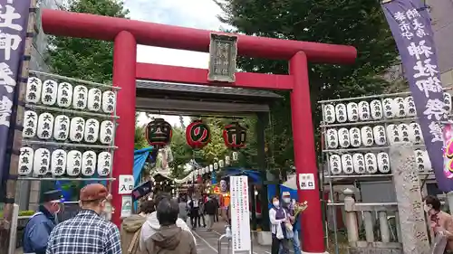 市守大鳥神社の鳥居