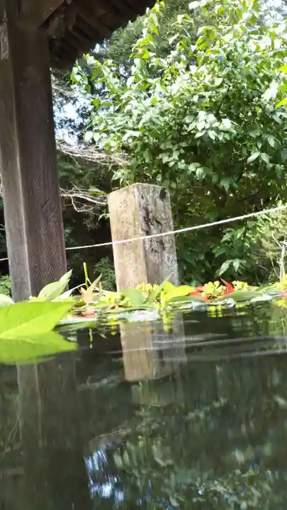 前玉神社の手水舎