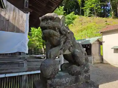 温泉神社〜いわき湯本温泉〜の狛犬