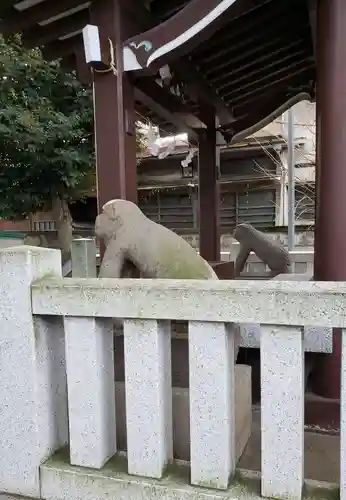 鎧神社の狛犬