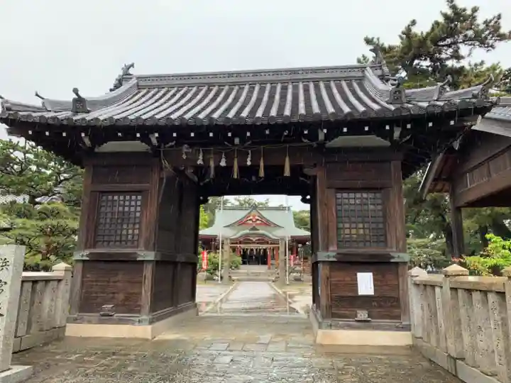 浜宮天神社の山門・神門
