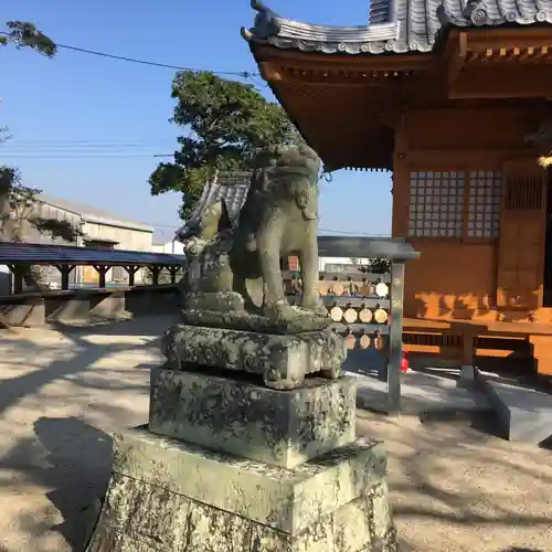 田脇日吉神社の狛犬