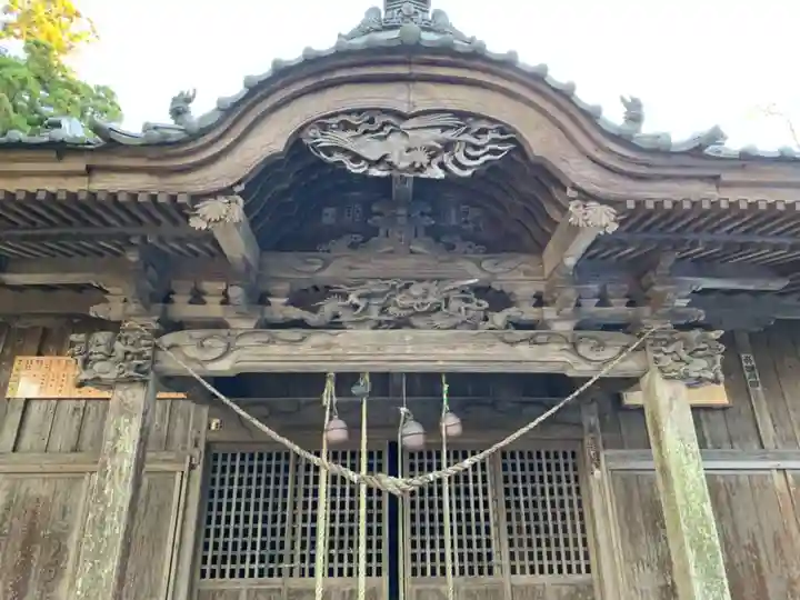 諏訪神社の本殿・本堂