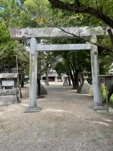 小垣江神明神社の鳥居