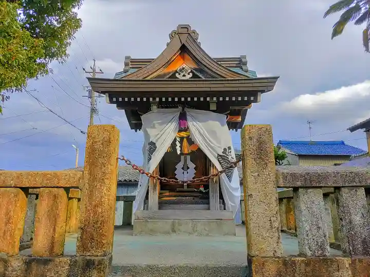 熊野社(木曽川町黒田)の本殿・本堂