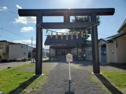 朝里神社の鳥居