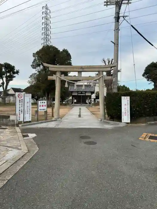 弁財神社　竹嶋神社の鳥居