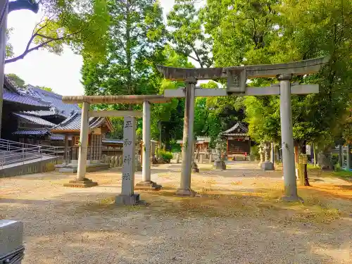 八劔神社（西端八劔神社）の鳥居