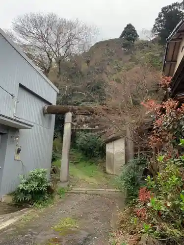 阿夫利神社の鳥居