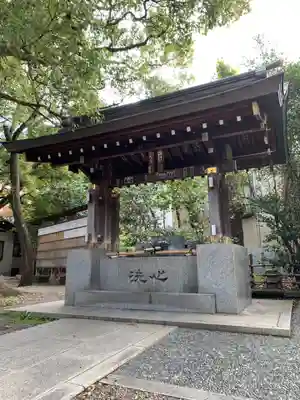 王子神社の手水舎