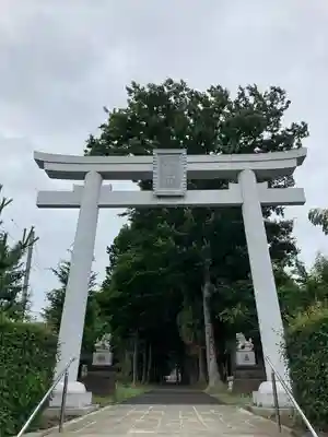 簳幹八幡宮の鳥居