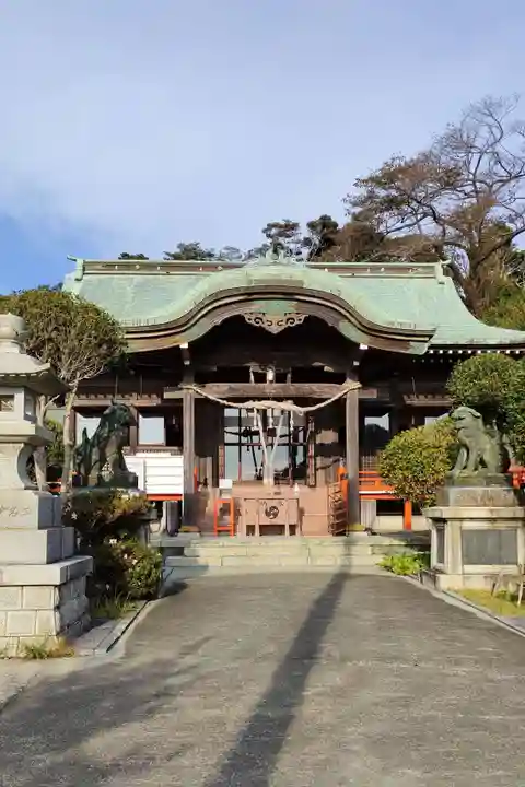 江名諏訪神社の本殿・本堂