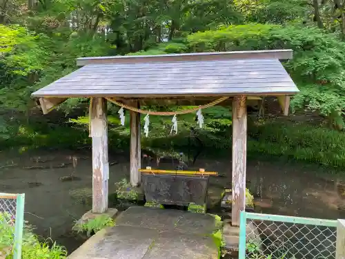 赤城神社(三夜沢町)の手水