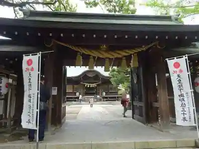 葛飾八幡宮の山門・神門