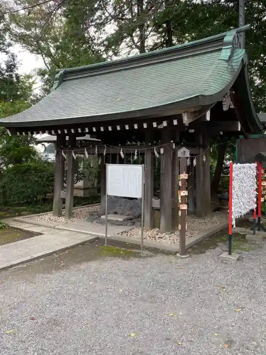 所澤神明社の手水舎