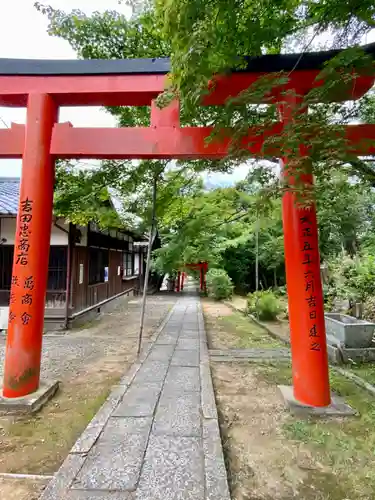 竹中稲荷神社（吉田神社末社）の鳥居