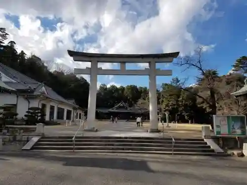 群馬県護国神社の鳥居