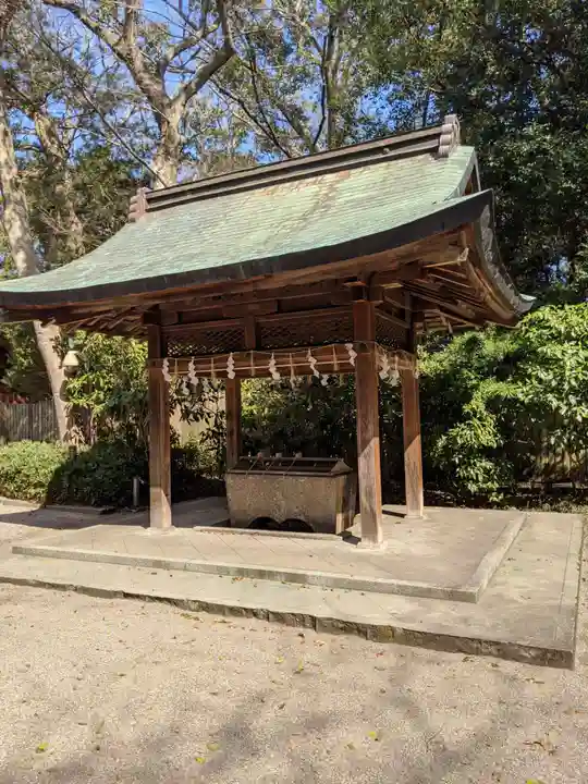 津八幡宮の手水舎