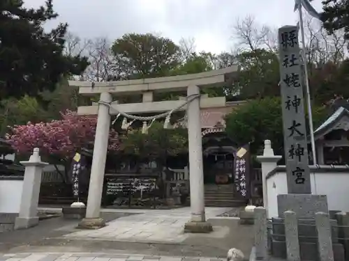 姥神大神宮の鳥居