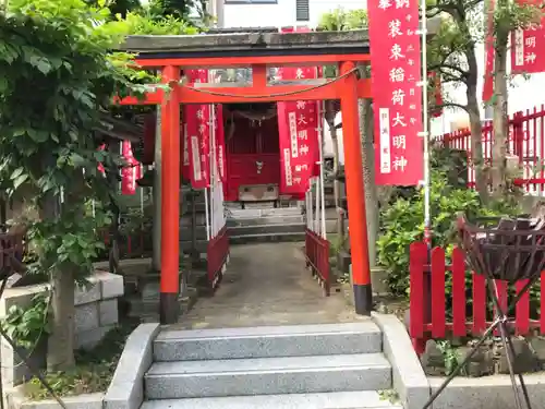装束稲荷神社（王子稲荷神社境外摂社）の鳥居
