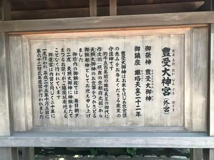 伊勢神宮外宮(豊受大神宮)の歴史