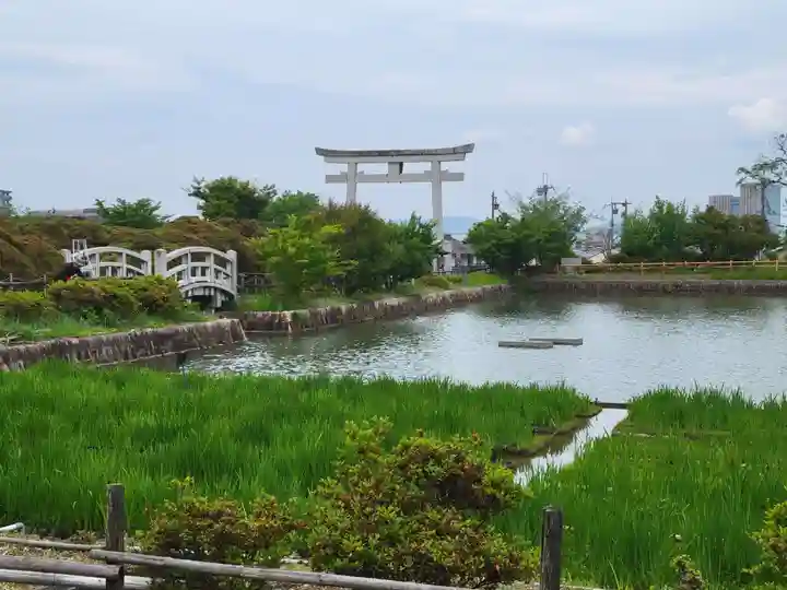長岡天満宮の景色