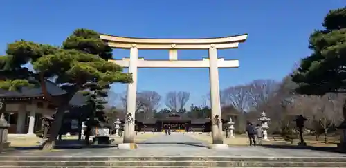 長野縣護國神社の鳥居