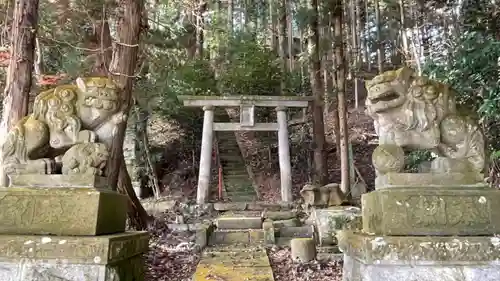 神明神社の鳥居