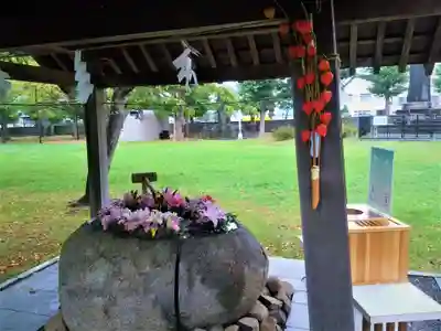 当別神社の手水舎