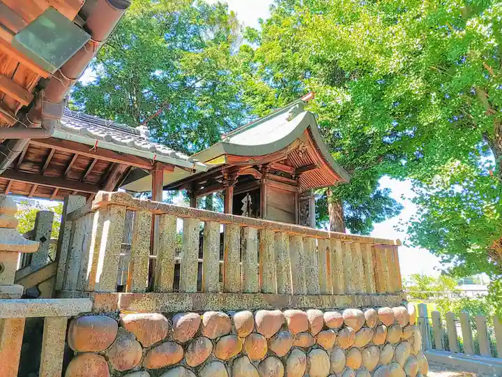 東條八幡社の本殿・本堂