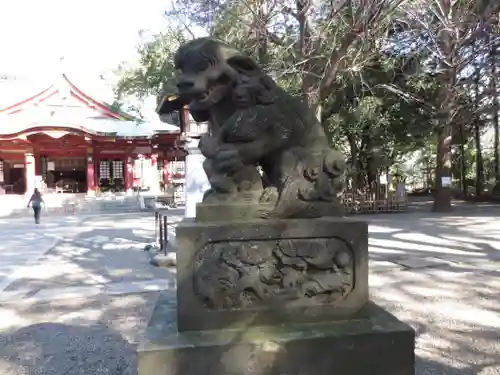 世田谷八幡宮の狛犬