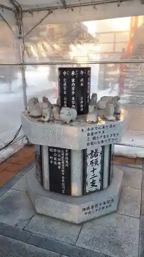 新川皇大神社の像