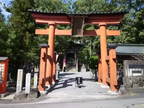 敢國神社の鳥居