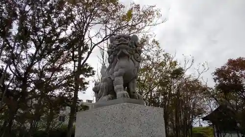 釧路一之宮 厳島神社の狛犬