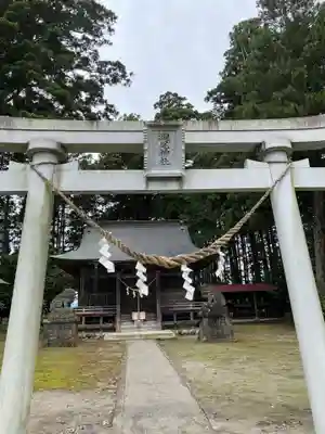 小林瀧尾神社の鳥居